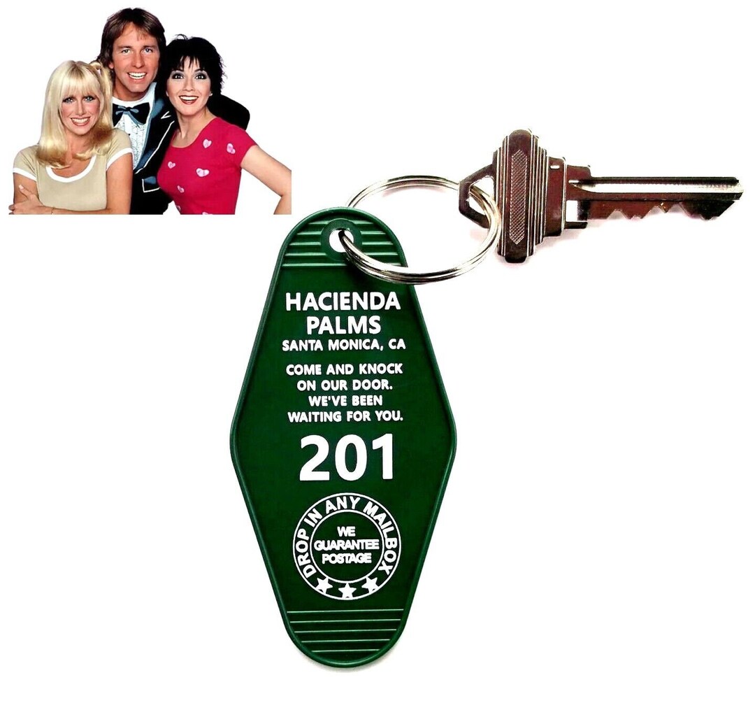 New three's COMPANY Hacienda Palms 201 Prop Key Etsy