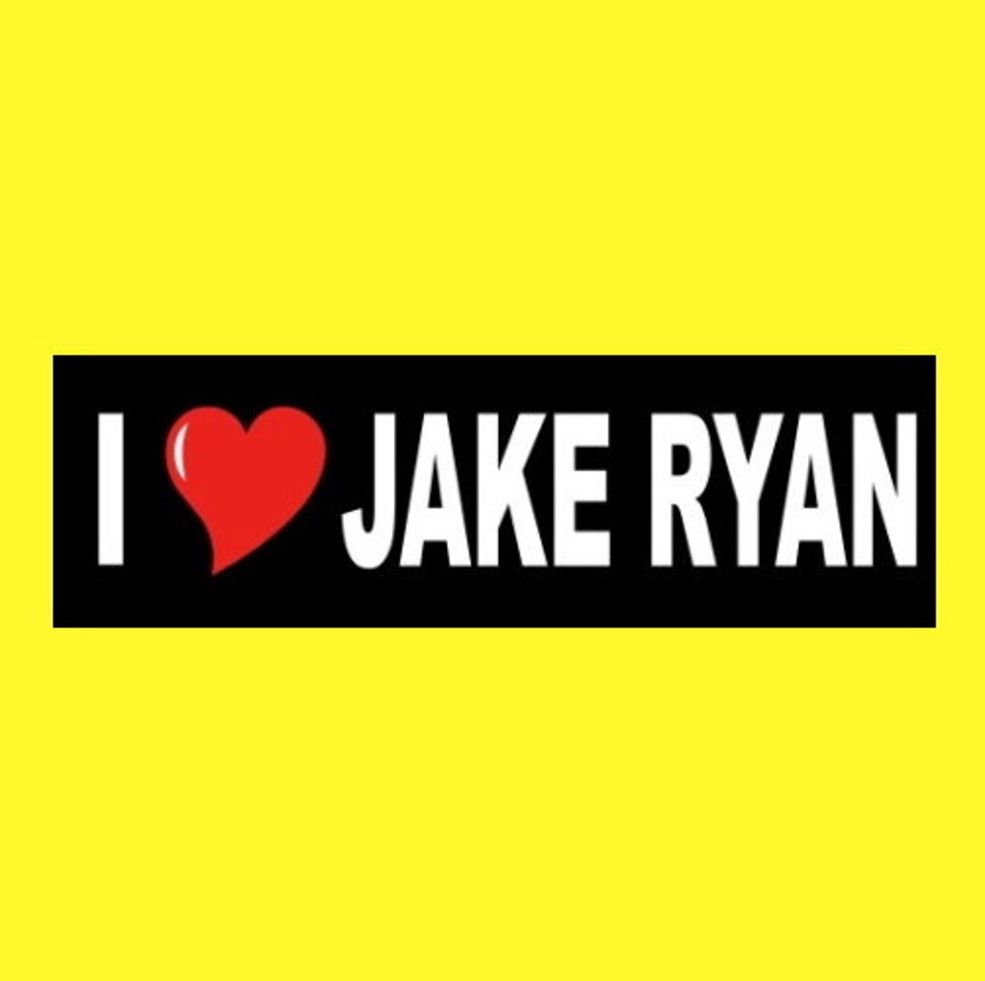 Funny i LOVE JAKE Ryan Sixteen Candles Bumper Etsy