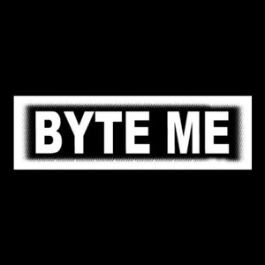 Funny &quot;BYTE ME&quot; bumper sticker, geek computer nerd laptop smart phone, computer repair shop  decal sign, PC, Android, technology