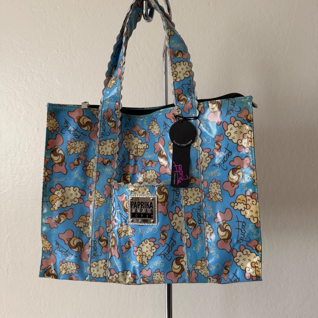 PAPRIKA JAPAN TOKYO Vinyl Print Tite Bag - Etsy