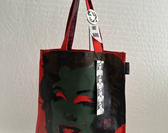 VINTAGE 90's Andy Warhol Marilyn Monroe Canvastote Bag - Etsy