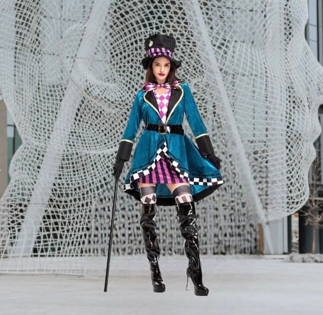 mad hatter alice in wonderland costume for girls