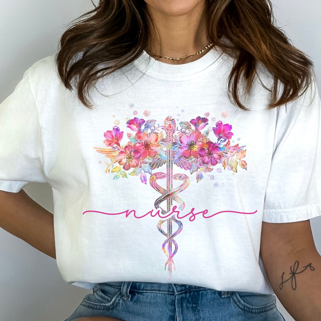 Happy Nurses Week And Day 2024 The Heartbeat Of Healthcare Men's T-shirt Back Print