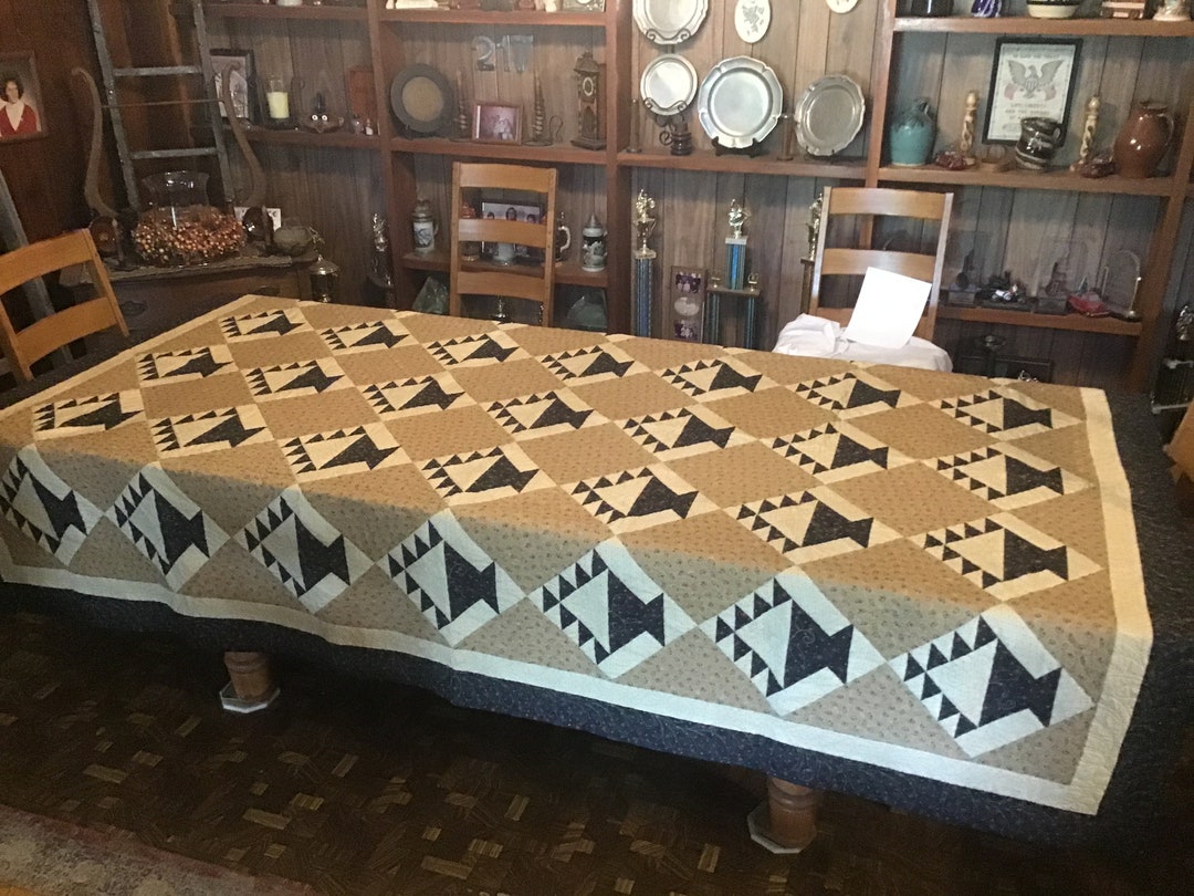 Vintage Basket of Chips Quilt Etsy