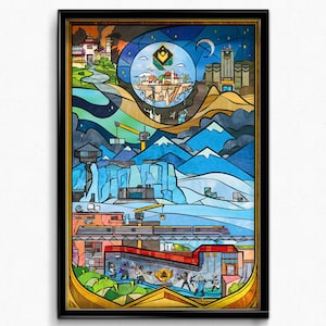 Valorant Stained Glass [ Physical Print | Game Wall Art | Poster Art Print | Poster Gift | Wall Poster | Video Game | PC Gaming Setup ]