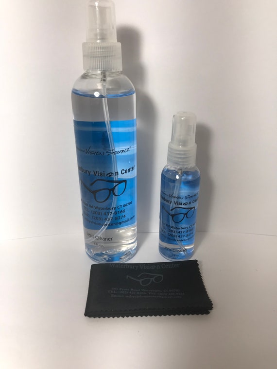 Spray antivaho de 1 onza para ojos y lentes de sol, limpiador de vidrio y  plástico, espray de limpieza sin niebla para lentes, gafas, gafas, paquete