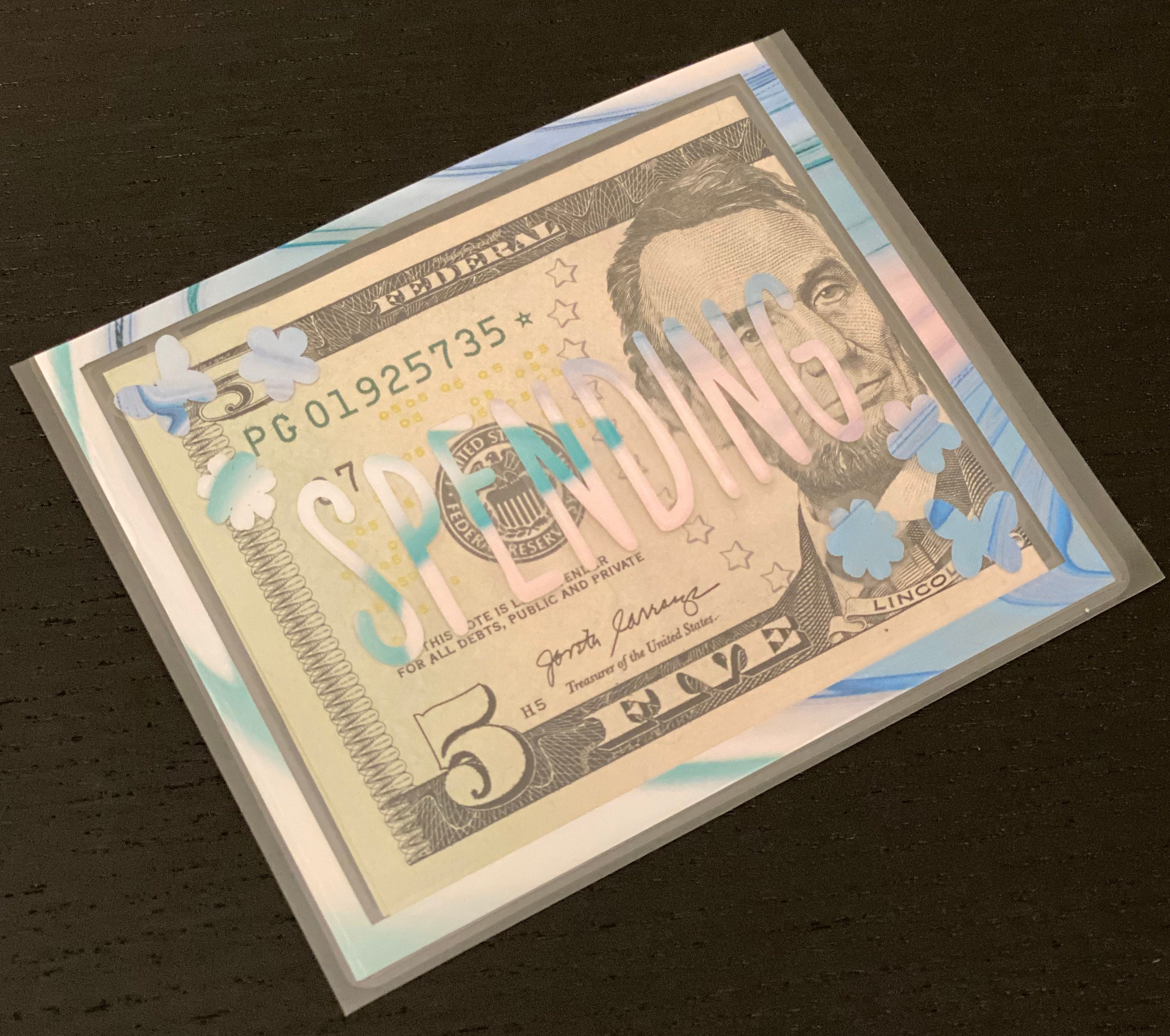 Mini Cash Envelopes Vinyl Cash Envelopes Laminated Clear Etsy