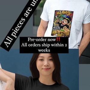 PRE-ORDER! No Luck All Hustle Adult Unisex Gender Neutral Monopoly T-shirt