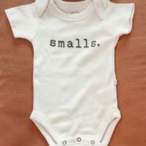 Smalls New Baby Onesie Big Sibling and Small Sibling Toddler Tee and Baby Onesie Sibling Announcement Pregnancy Announcement