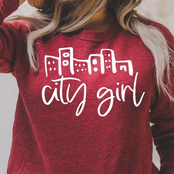 City Girl svg, png, dxf, home cut file, NYC svg, gift, New York cut file, city life svg, urban svg, downtown feels svg, uptown girl svg