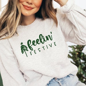 Feelin Festive svg, png, dxf, Merry svg, Merry And Bright, Holiday cut file, Winter svg, White Christmas, Merry Everything, Happy Holiday