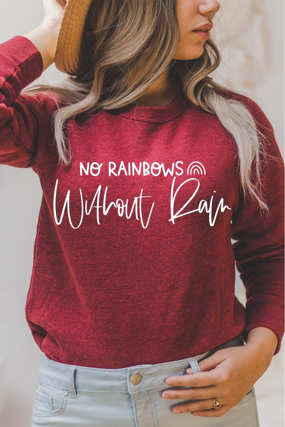 acceptance No Rainbows without rain svg png Inspirational svg cut friendly file trials dxf growing Cute cut file