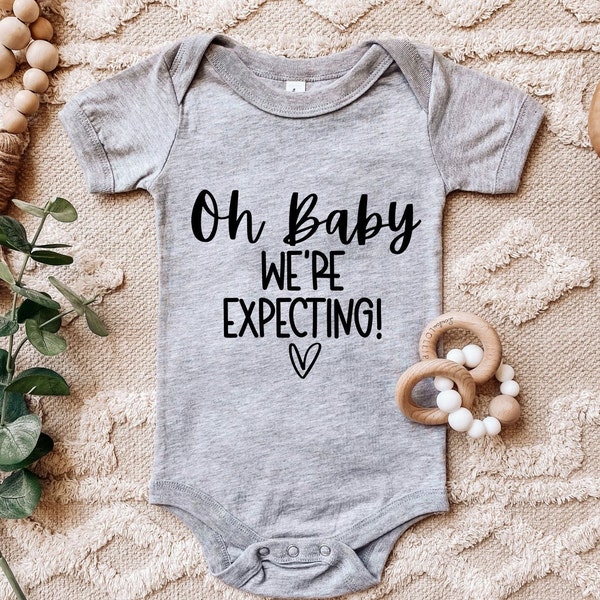 Oh Baby We're Expecting svg, png, dxf, Baby onesie svg, baby boy, baby girl, parents, new baby, baby shower svg, made in quarantine, 2022