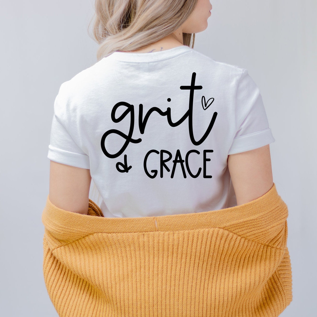 Grit and Grace Svg Dxf Png Cut Friendly File Inspirational Etsy UK