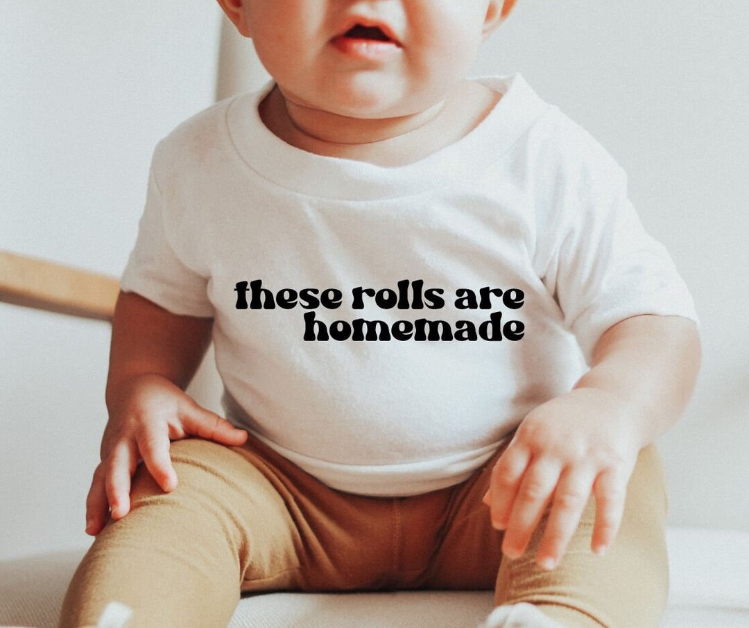 These Rolls Are Homemade Svg, Png, Dxf, Baby Onesie Svg, Baby Boy, Baby