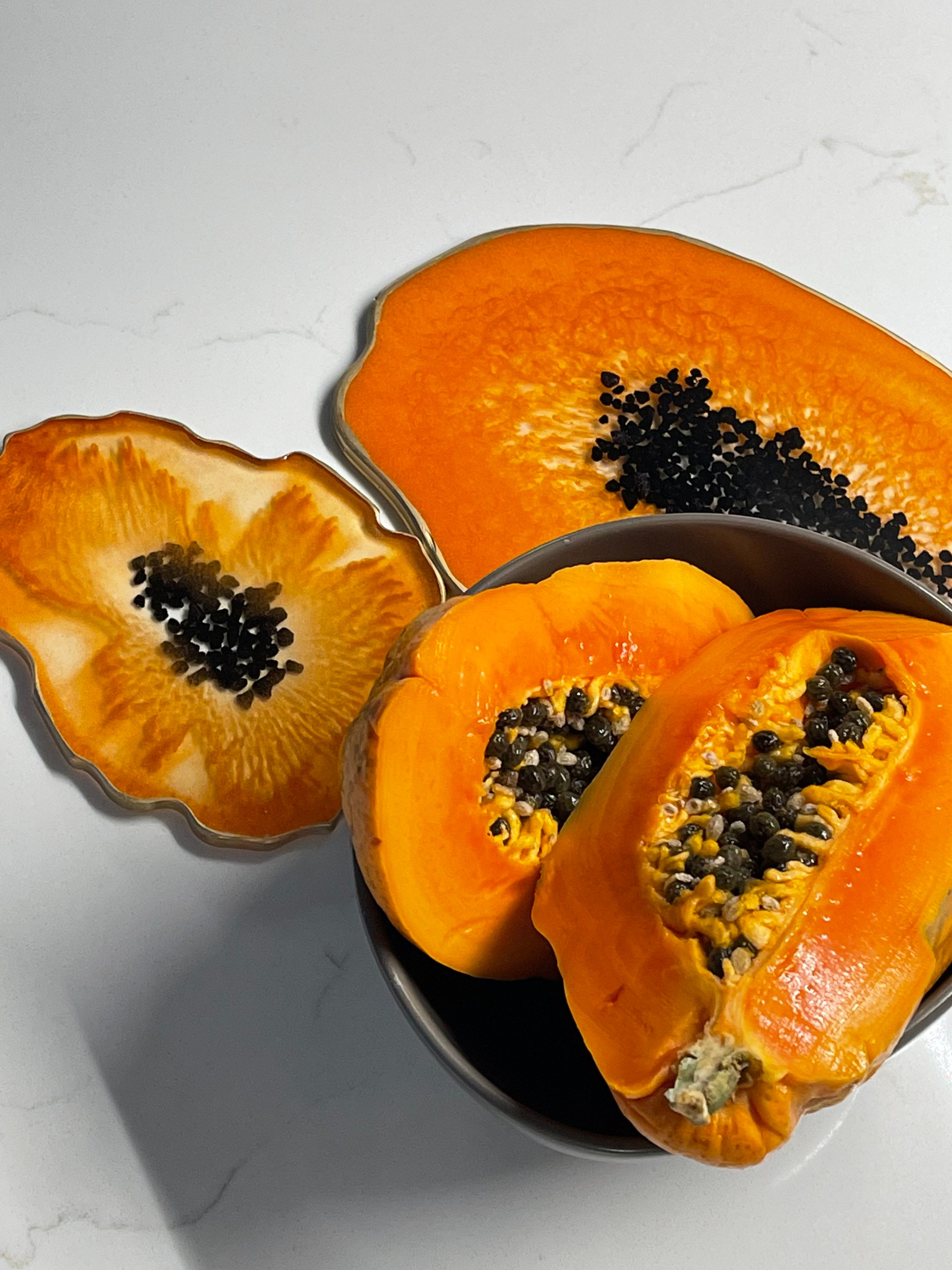 Papaya Serving Tray Etsy