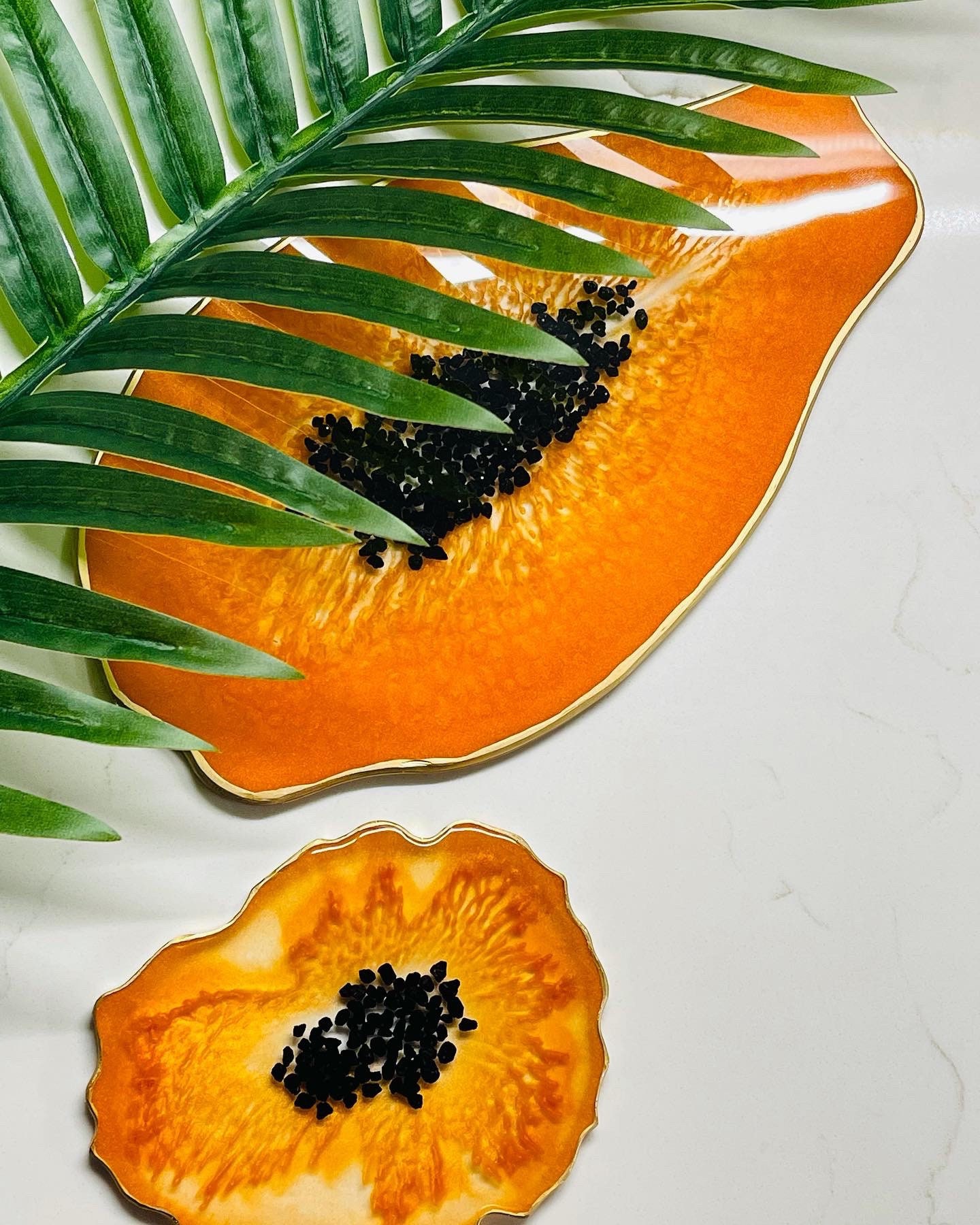 Papaya Serving Tray Etsy