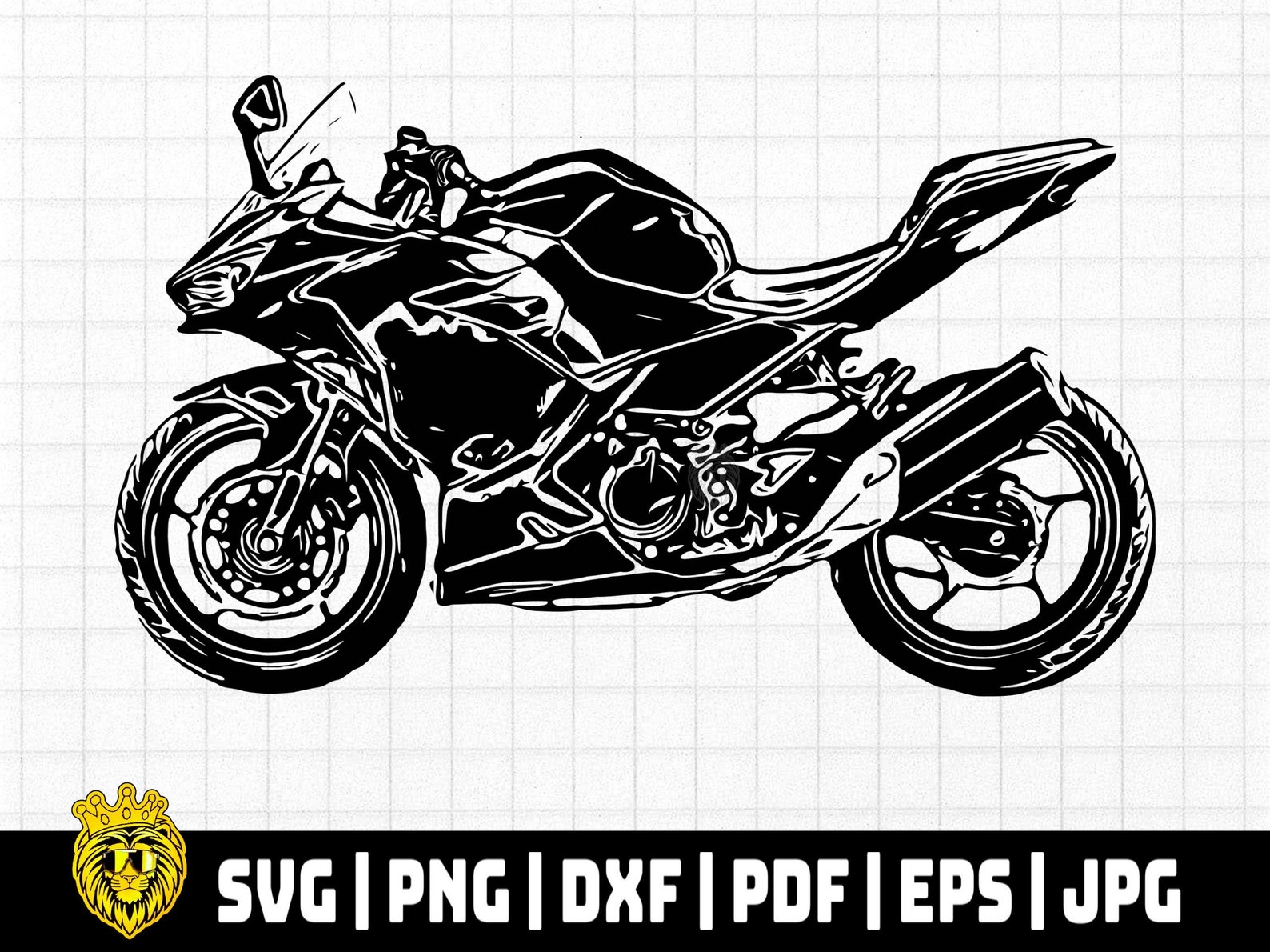 Sport Bike SVG Instant Digital Download SVG Cut File Etsy UK