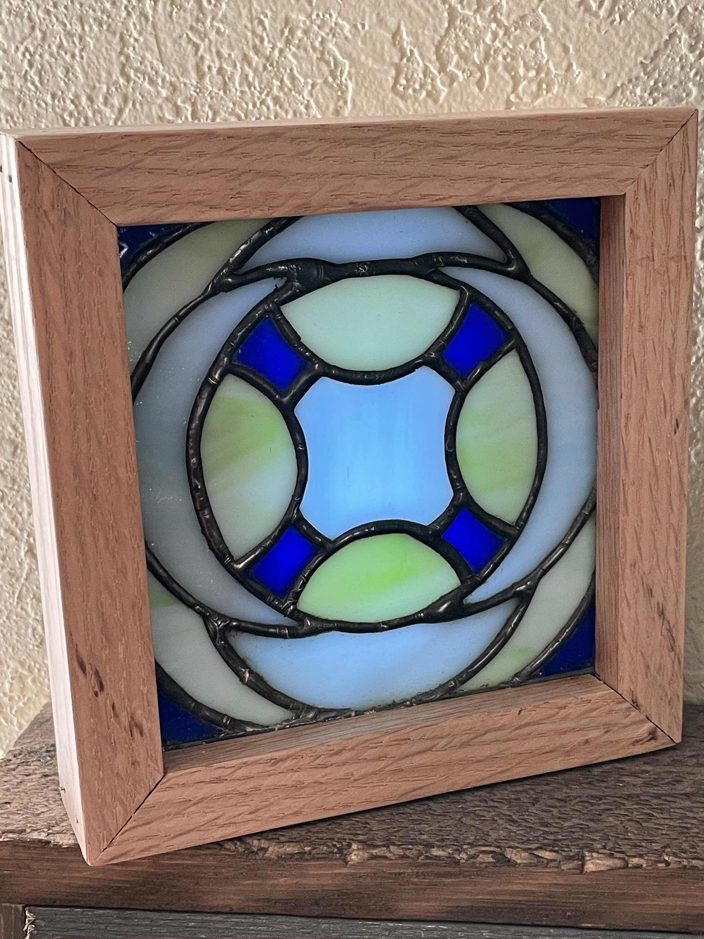 Stained Glass Light Box Etsy