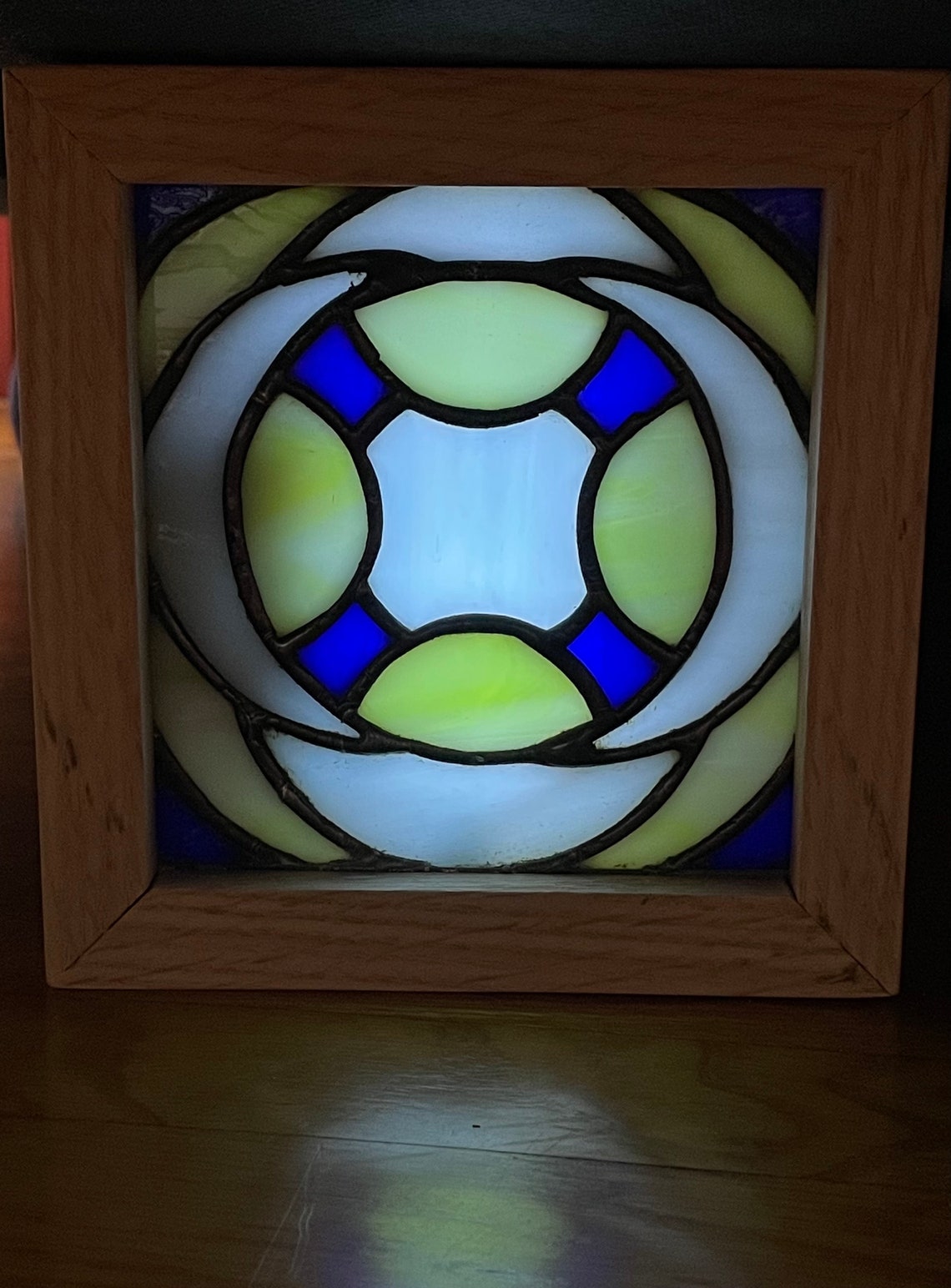 Stained Glass Light Box Etsy