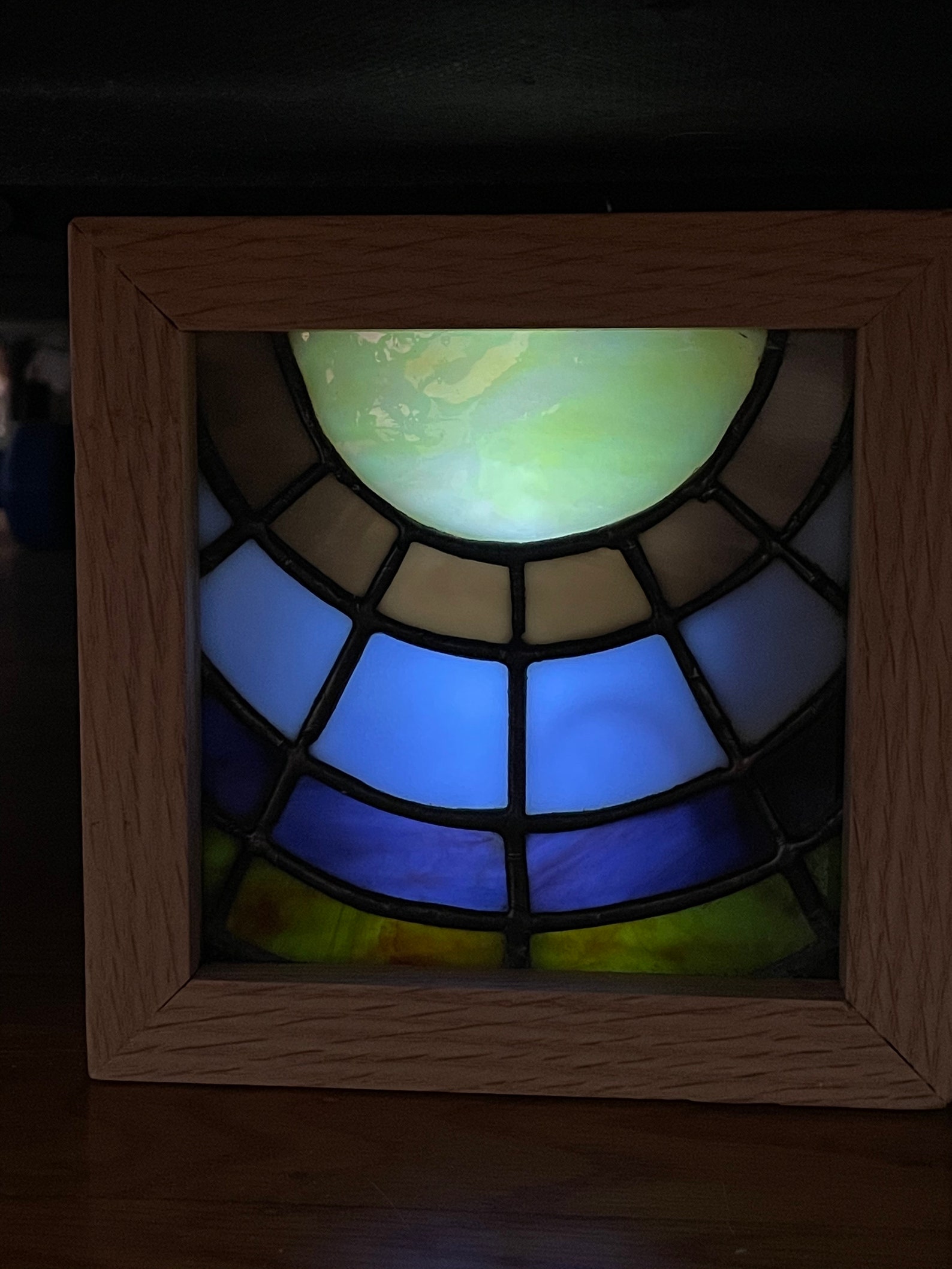 Stained Glass Light Box Etsy