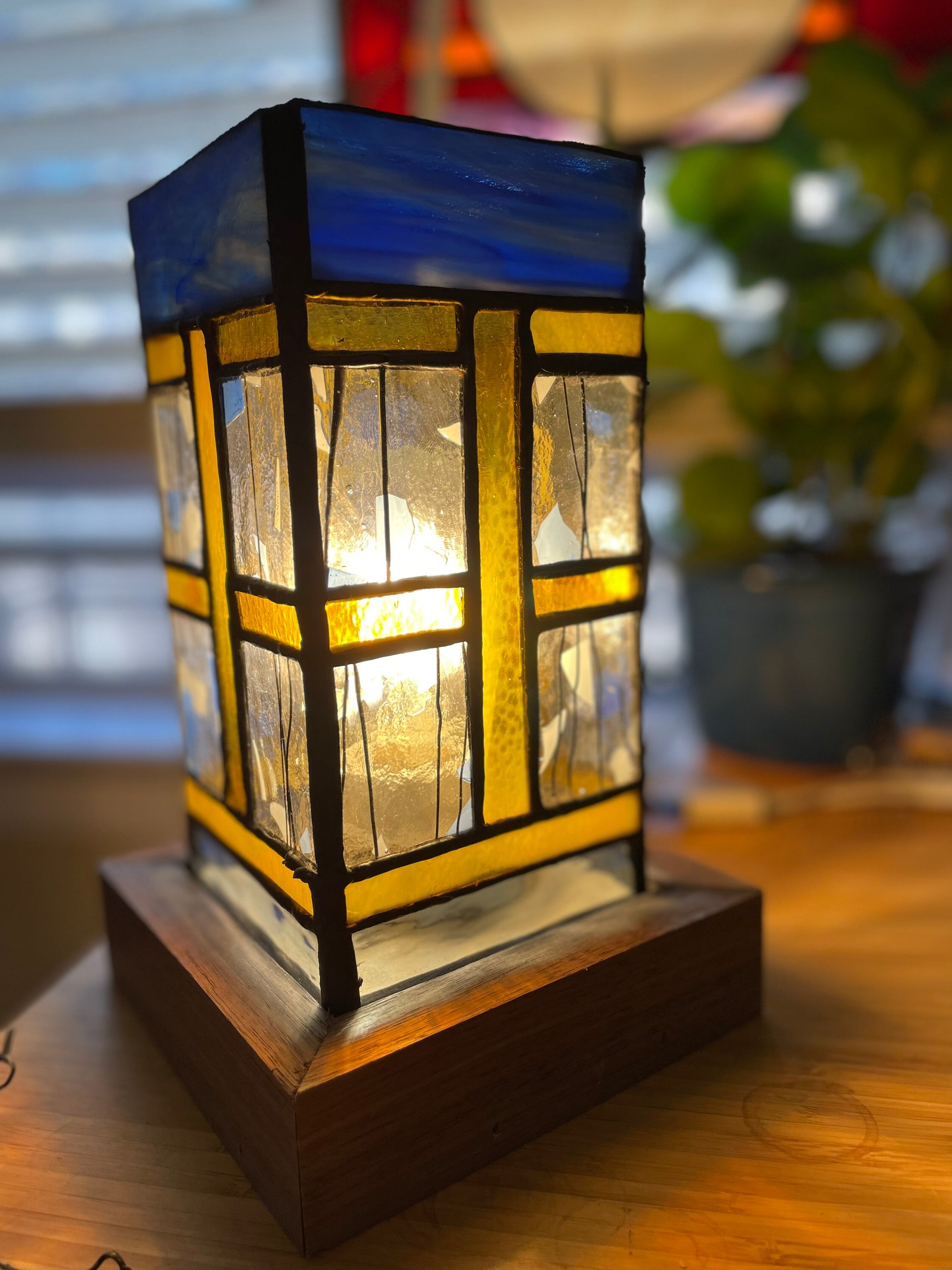 Stained Glass Desk Lamp — Arcadian Stained Glass