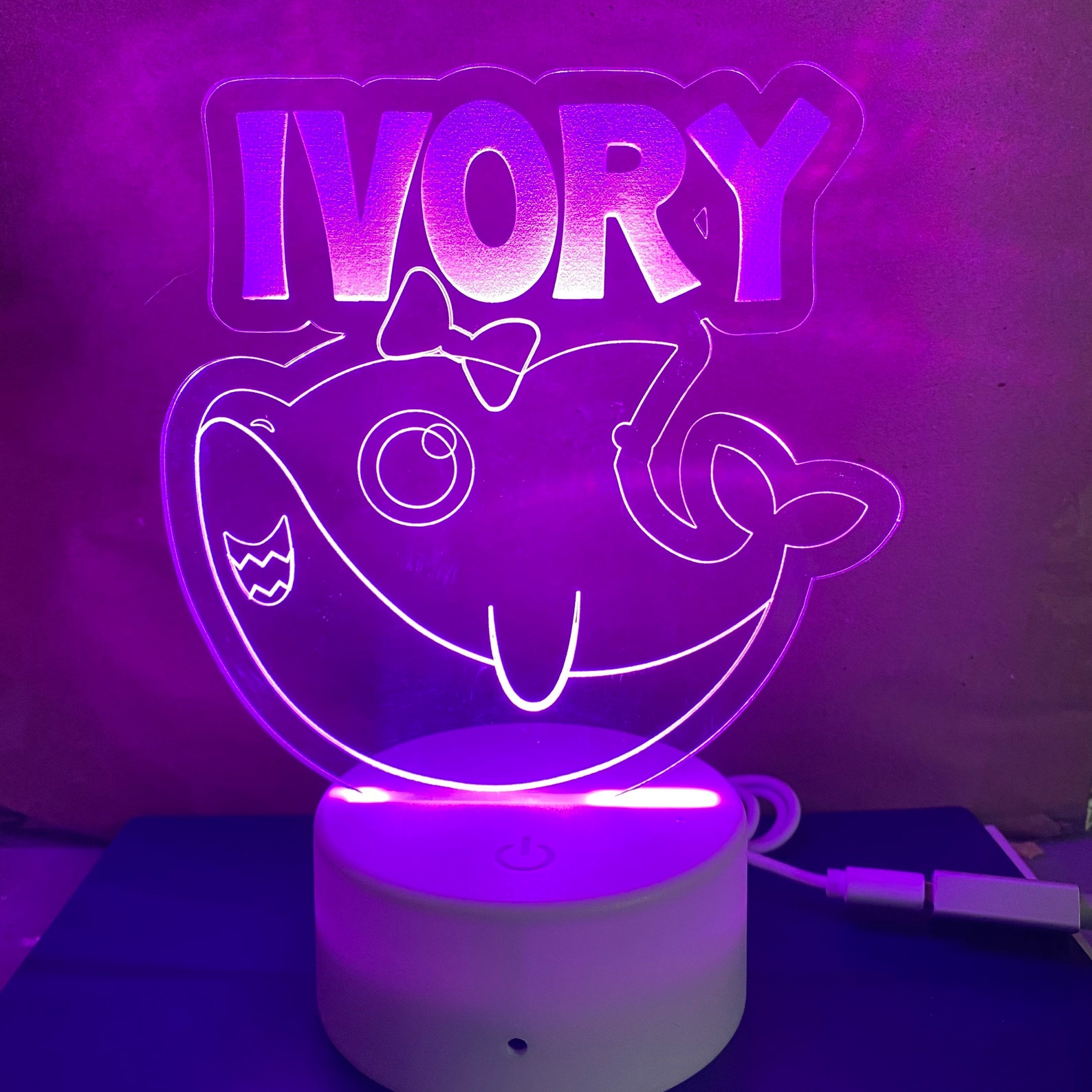 Personalized night light fully custom night light LED Etsy