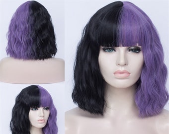 Two Tone Wig Etsy