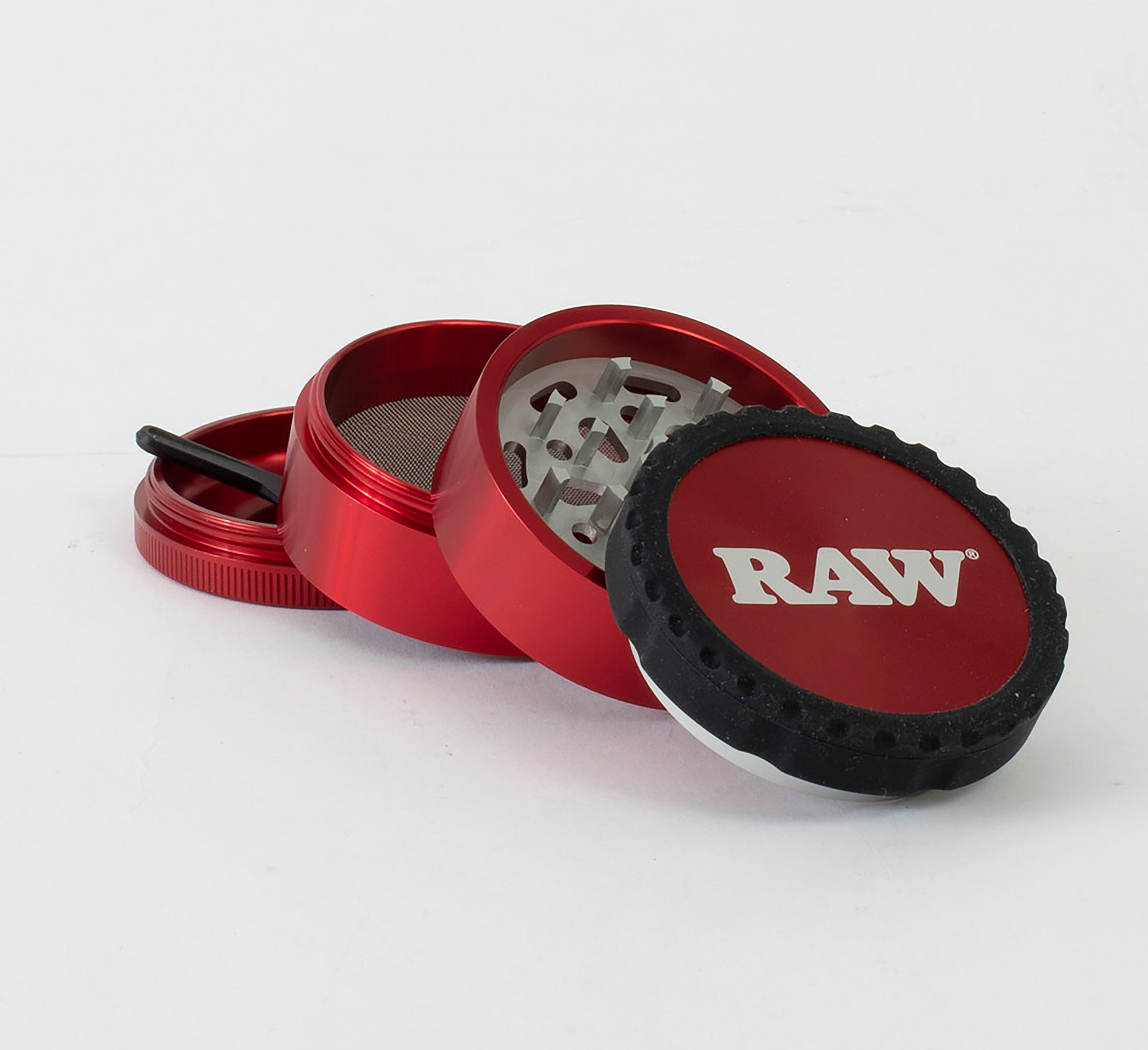Red RAW Life 4piece Herb Grinder Version 3 V3 Rawlife Etsy UK