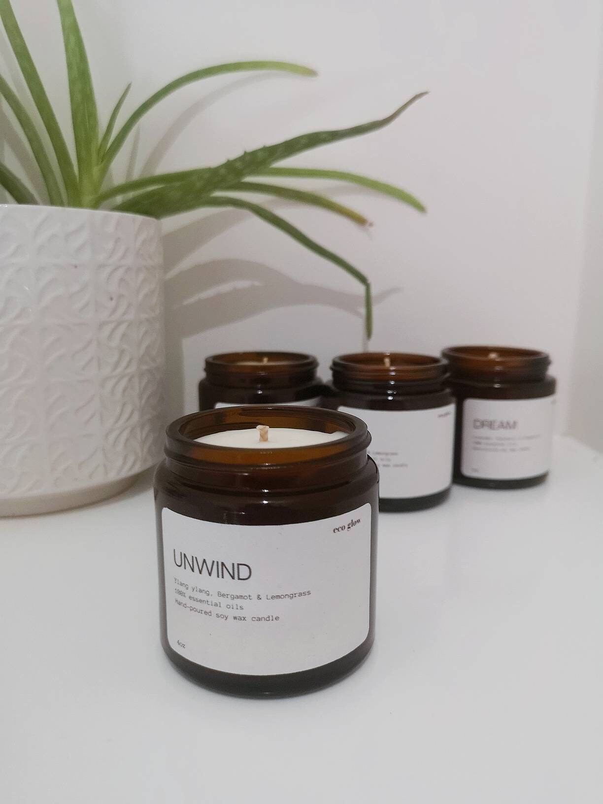 Aromatherapy Candles 4oz Etsy