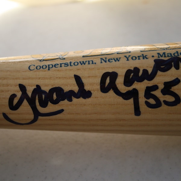 Hall of Fame Bat Autographed by 16 HOFer's! Cooperstown Bat Company  COA+some photos