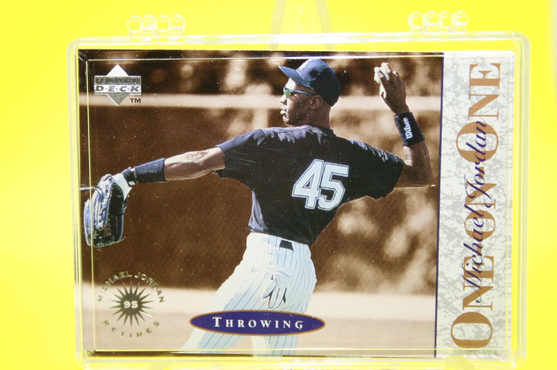 1995 Upper Deck Michael Jordan One-on-one 10 Card Set Baseball