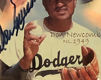 Willie Mays, Orlando Cepeda & more! 1948-1959 Baseball Rookies of the Year Autographed Poster!