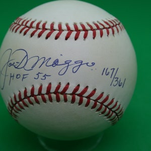 Joe DiMaggio Autographed Official American League Baseball! Limited & Numbered! COA!