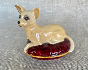 Vintage Beswick Chihuahua Ceramic Figurine | England
