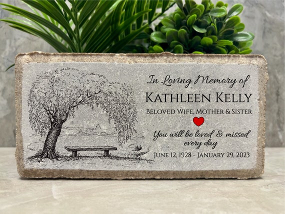 In Loving Memory Personalized Beveled Glass Picture Frame