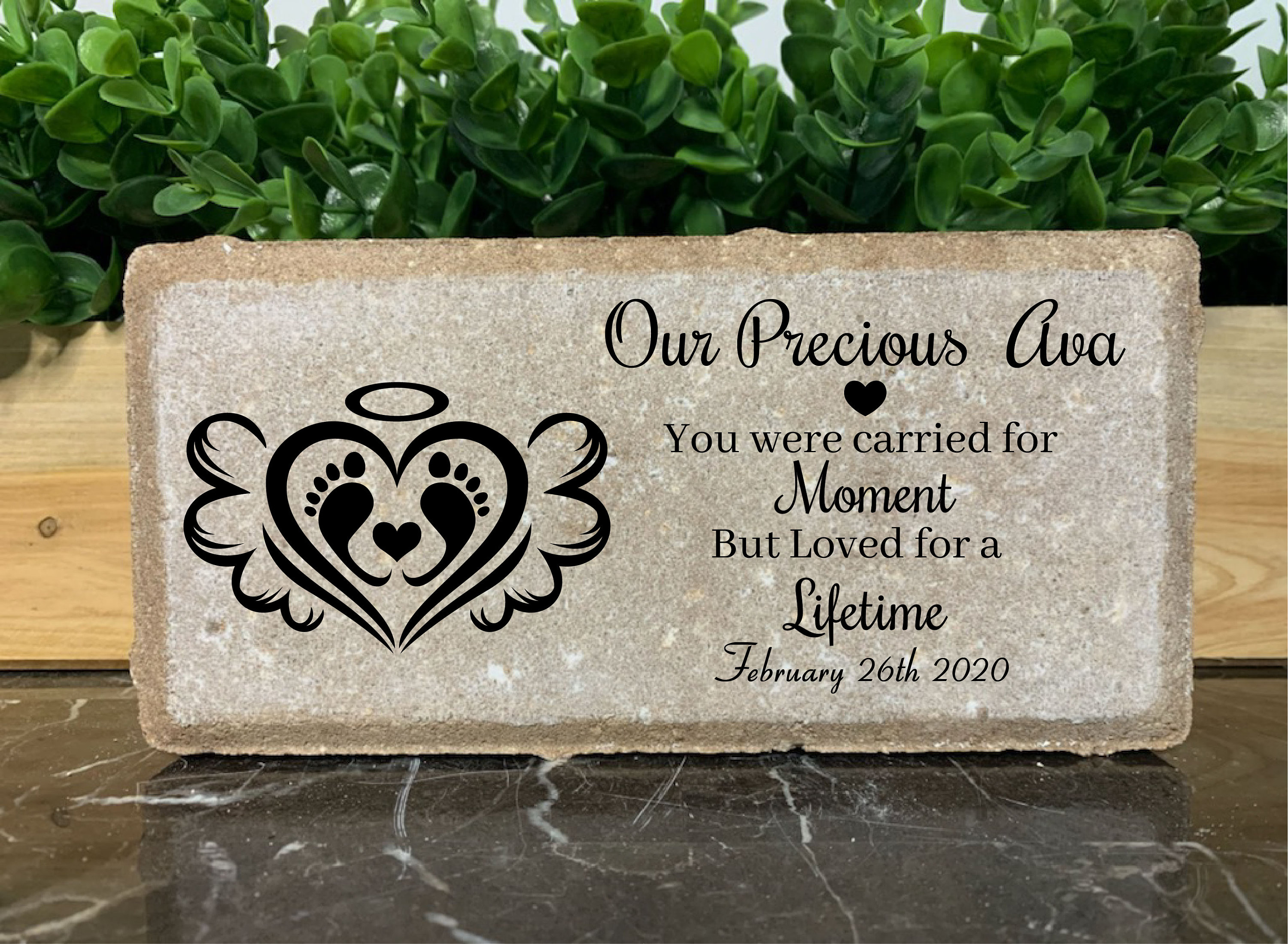 Personalized Baby Child Memorial Brick. Newborn. Baby. Child. Etsy