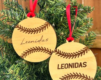 Gepersonaliseerde honkbalornament
