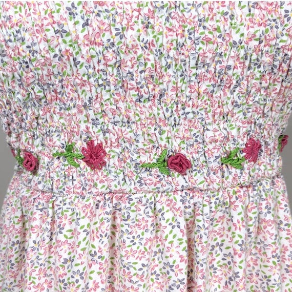 Vintage J.G. Hook Ditsy Pink Floral Short Sleeve … - image 3
