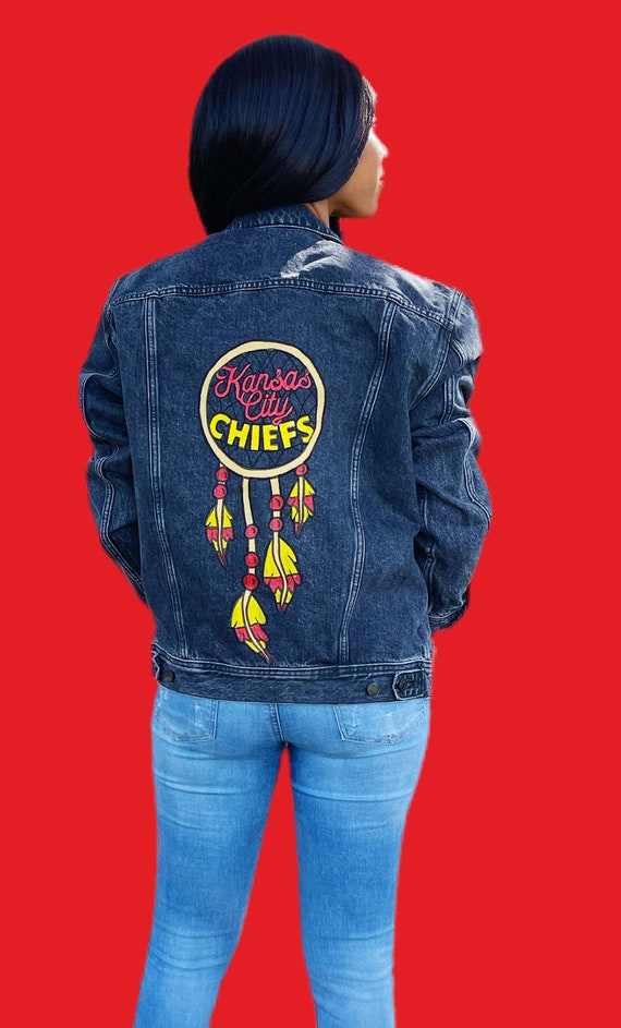 Hand Painted Kansas City Chiefs Jean 