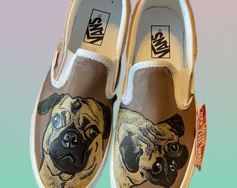 CUSTOM Hand Painted Vans OR Converse Shoes, Personalized Vans, Personalized Converse