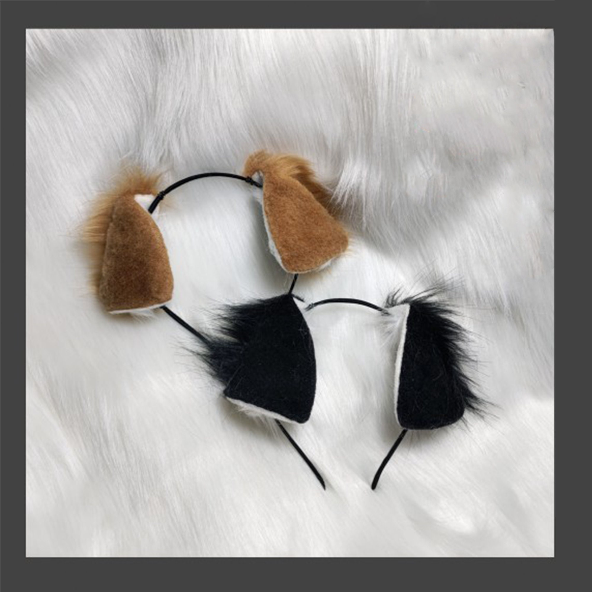 Cosplay Dog Ears Headband Lolita Dog Cat Ears Cosplay Ears Etsy