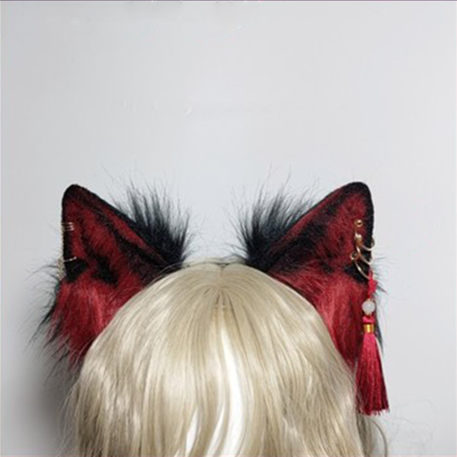 Cosplay Red Cat Ears Lolita Cat Ears Headband Kitten Cosplay Etsy
