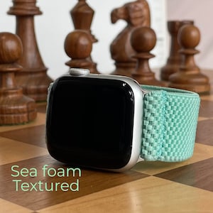 Sea Foam Textured Elastic Watch Band for Amazfit, Apple, Fitbit