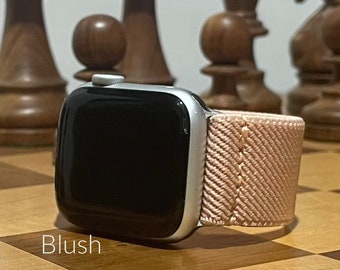Blush Elastic Watch Band for Apple Watch - All Series & Sizes