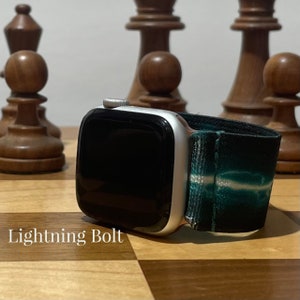 Lightening Bolt Elastic Watch Band for Apple Watch - All Series & Sizes