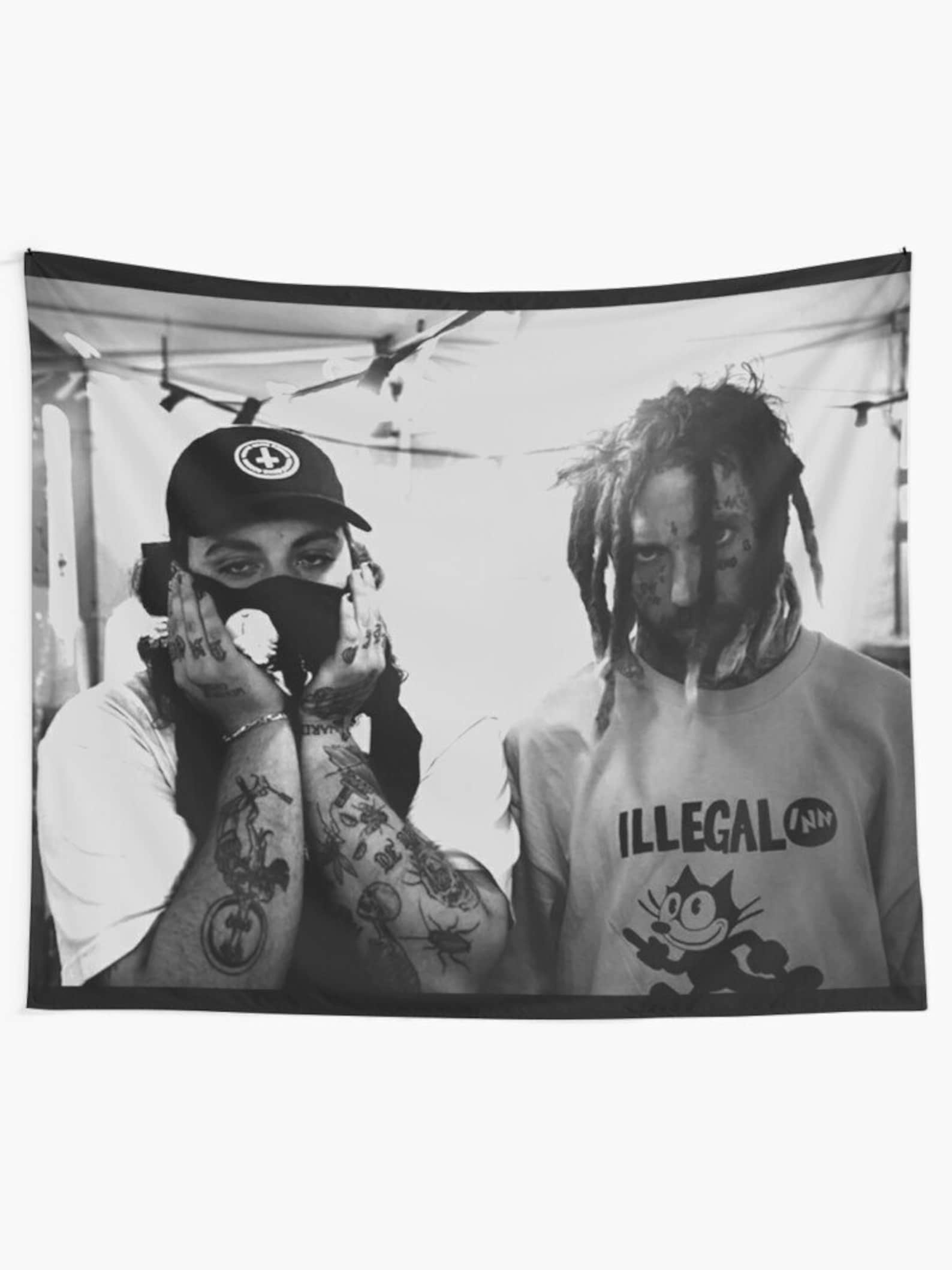 Suicideboys Wall Tapestry Uicideboy Mandala Tapestry Wall | Etsy