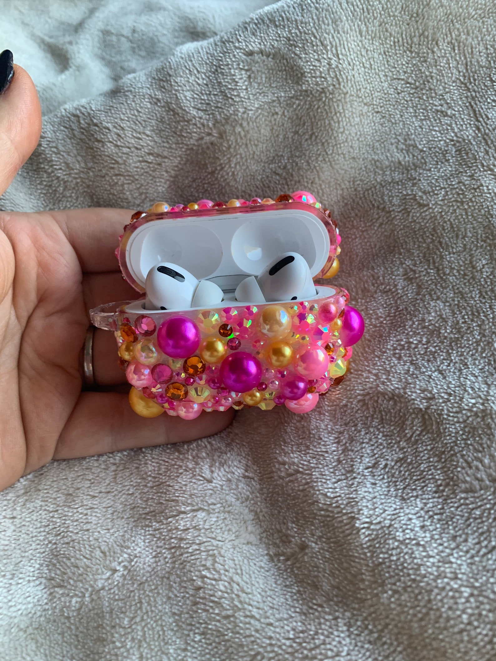 rhinestone airpod case
