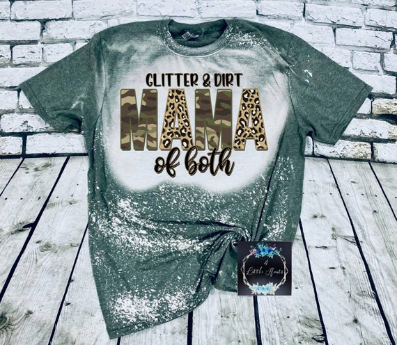 Mama sublimation bleached tee