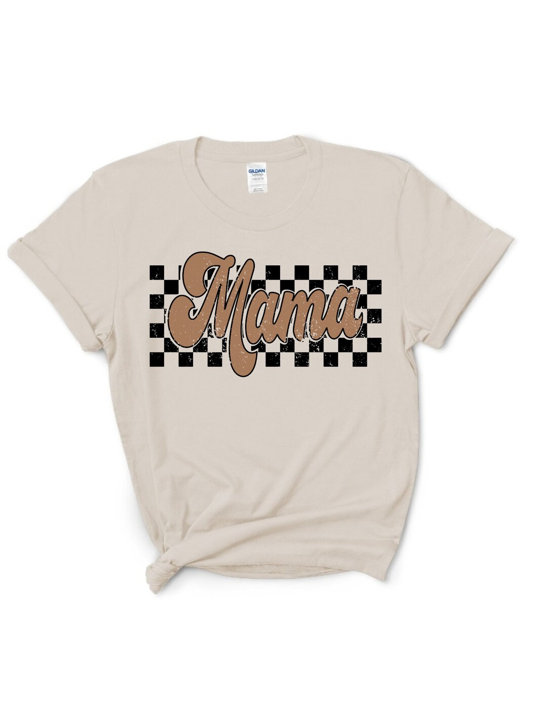 BiBi MAMA Graphic Distressed Short Sleeve T-Shirt main image 0